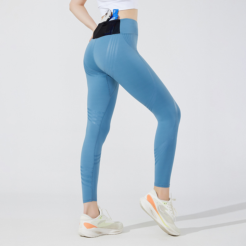 秋の女性用ヨガランニングタイツ、ジム用ポケット付きパンツ、女 - Compression Long Pant のレビューと価格