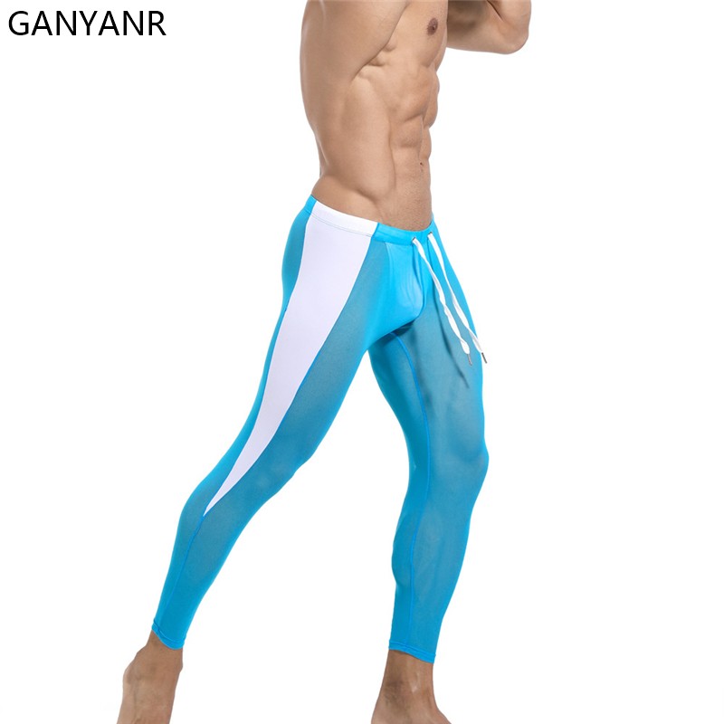 Ganyanrランニングタイツメンズコンプレッションパンツス - Compression Long Pant のレビューと価格