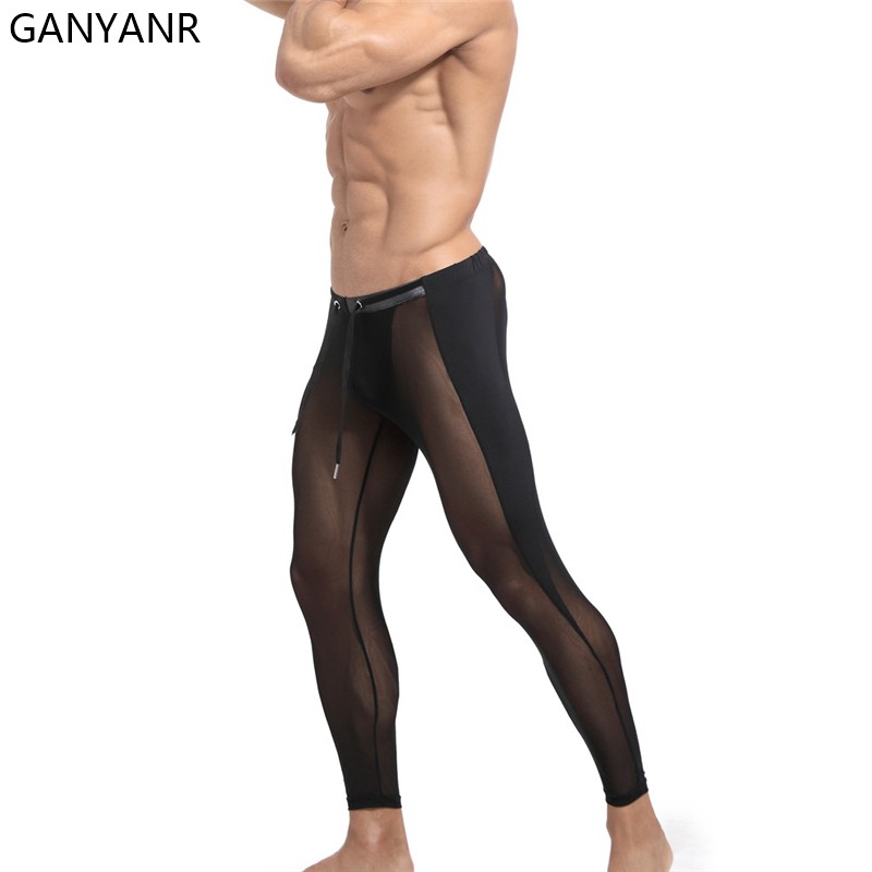 Ganyanrランニングタイツメンズコンプレッションパンツス - Compression Long Pant のレビューと価格