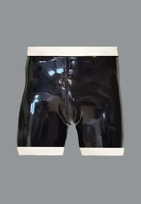 ラバーラテックスポーチフロントスルージップボクサーショーツ  - Pouch Boxer Pouch のレビューと価格