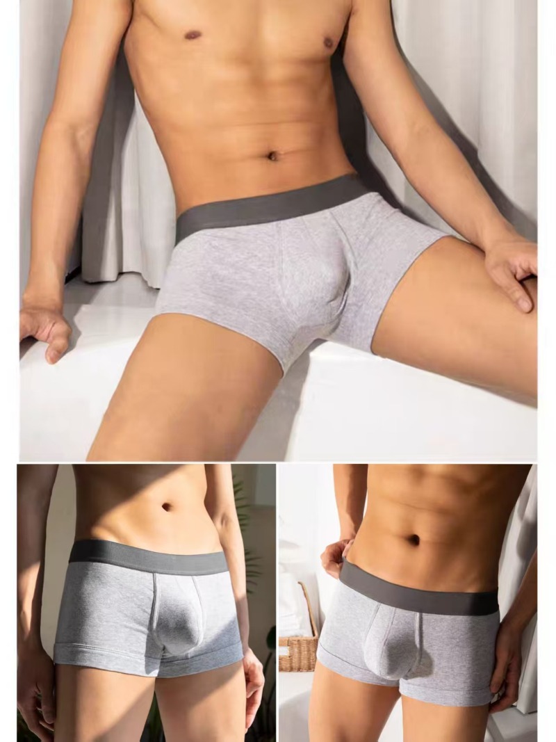 メンズ ビッグフロントポーチ 100% コットン ボクサーシ - Pouch Boxer Pouch のレビューと価格
