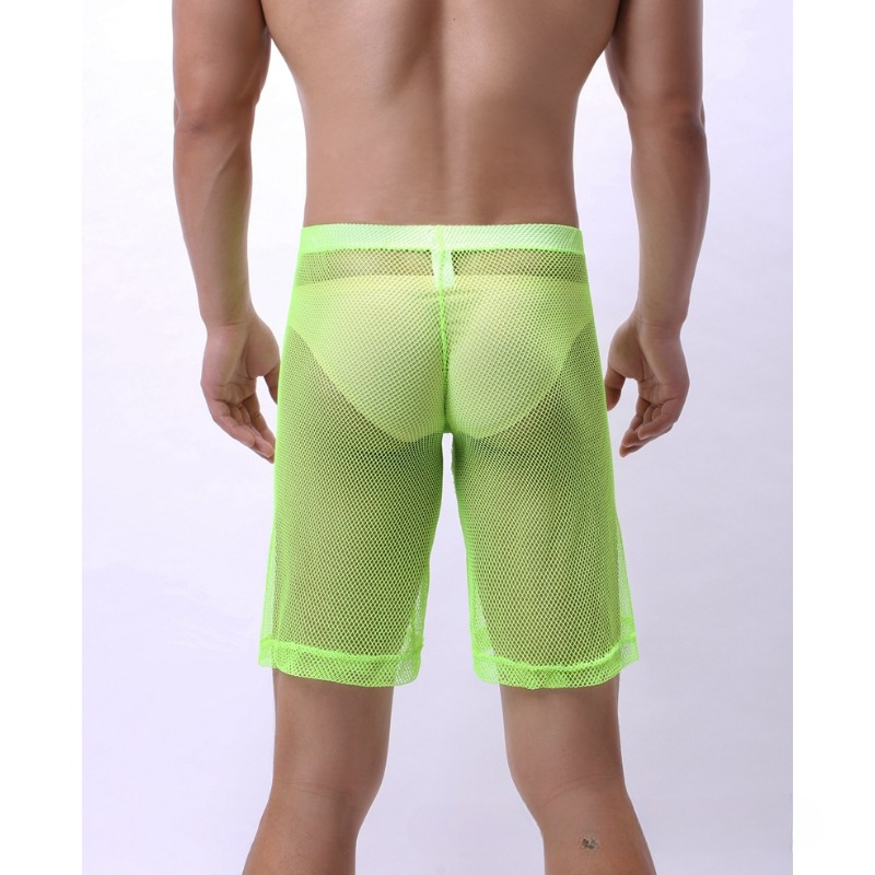 ローライズメッシュエロ下着男性通気性男性ボクサーパンツ透明水 - Pouch Boxer Pouch のレビューと価格