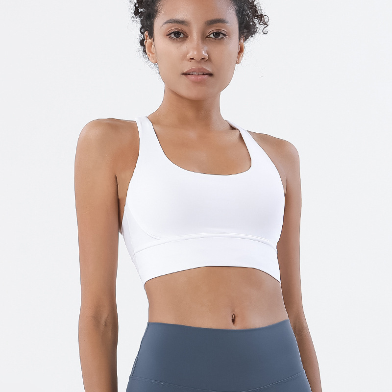 女性用ナイロンブラ,クロスバック,ヨガ,フィットネス,ジム, - Quick Dry Underwear のレビューと価格